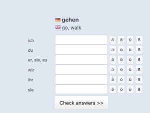 Snímek obrazovky cvičení časování