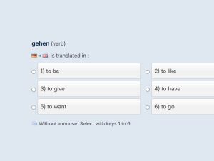 Snímek obrazovky trenéra slovní zásoby